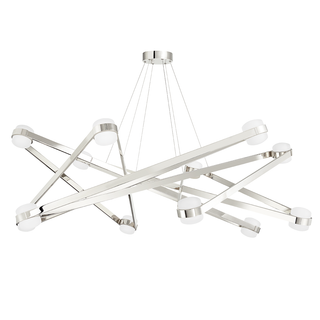 Orbit Chandelier Polished Nickel