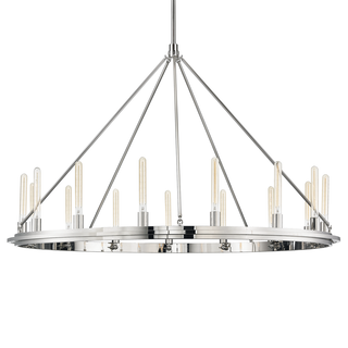 Chambers Chandelier with Polished Nickel Finish