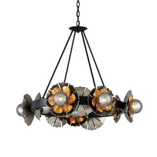 Magic Garden Chandelier BLACK GRAPHITE BRONZE LEAF