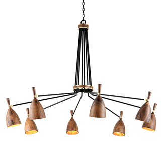 Utopia Chandelier SOFT BLACK