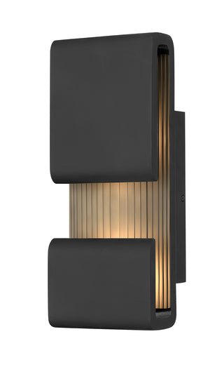 Contour Medium Wall Mount Lantern in Black
