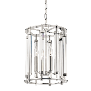 Haddon Lantern with Polished Nickel Finish
