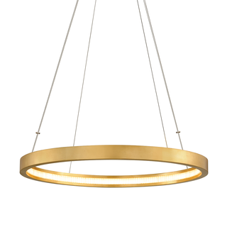 Jasmine Chandelier In Gold Leaf Finish