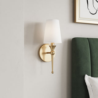1-Light Wall Sconce Vintage Brass