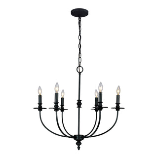 Hartford 25'' Wide 6-Light Chandeliers - Oil Rubbed Bronze