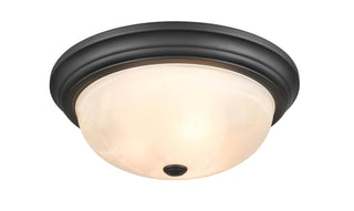 3-Light Flushmount Ceiling Light Matte Black