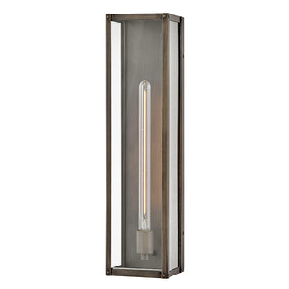 Max Large Wall Mount Lantern in Burnished Bronze