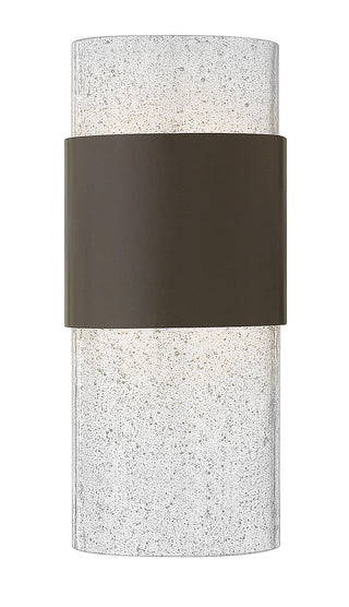 Horizon Small Wall Mount Lantern In Dark Bronze Finish