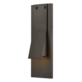 Fold Medium Wall Mount Lantern in Black Oxide