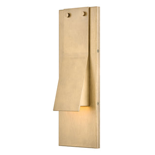 Fold Medium Wall Mount Lantern in Heritage Brass