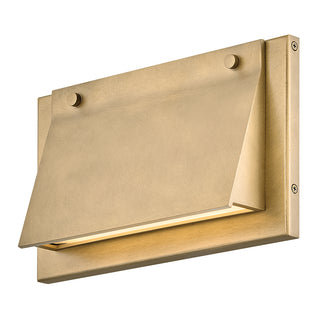 Fold Extra Small Wall Mount Lantern in Heritage Brass