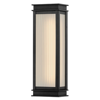 Rockwell Medium Wall Mount Lantern in Textured Black