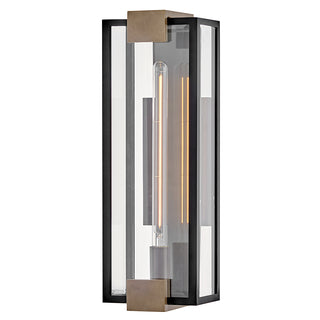 Bergen Medium Wall Mount Lantern in Black