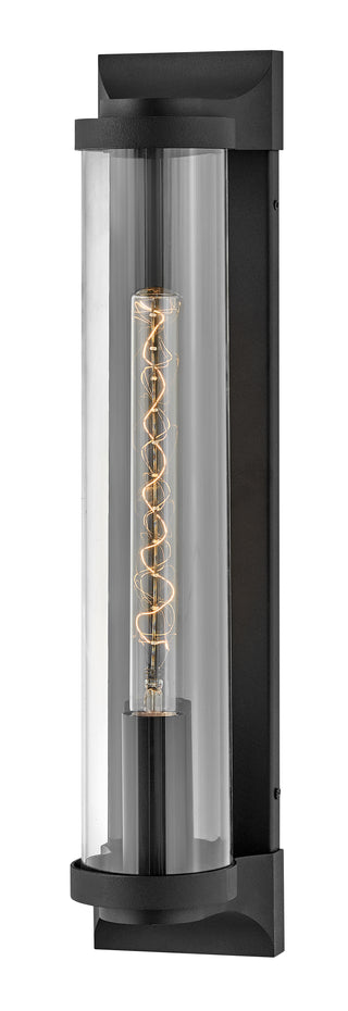 Pearson Large Wall Mount Lantern In Black Finish