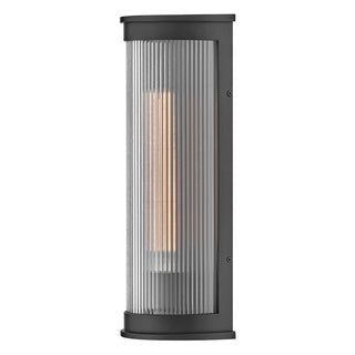 Bluffton Medium Wall Mount Lantern in Black