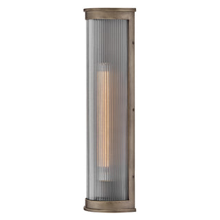 Bluffton Large Wall Mount Lantern in Burnished Bronze