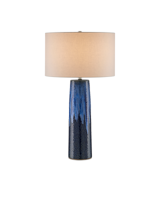 Kelmscott Blue Table Lamp