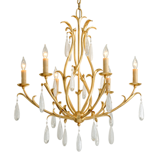 Prosecco Chandelier Gold Leaf