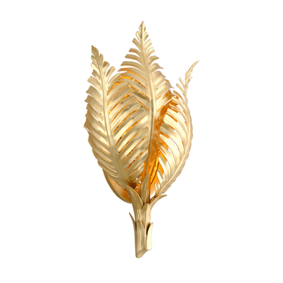 Tropicale Wall Sconce Gold Leaf