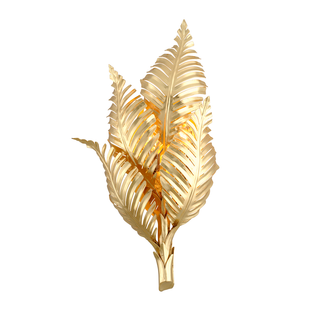 Tropicale Wall Sconce Gold Leaf