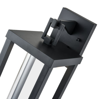 Dumont LED Outdoor Wall Sconce Powder Coated Black