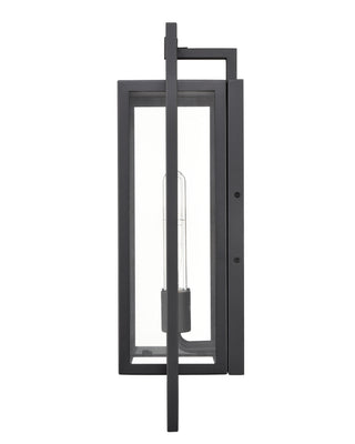 Agatha 2-Light Outdoor Wall Sconce Textured Black