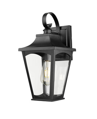Curry 1-Light Outdoor Wall Sconce Powder Coated Black