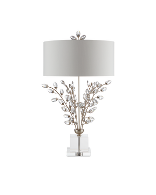 Forget-Me-Not Silver Table Lamp