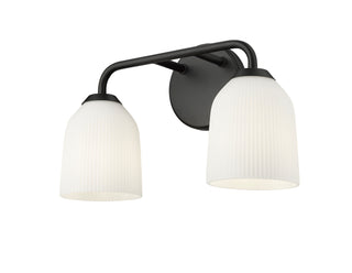 Norah 2-Light Vanity Matte Black