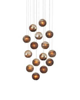 Pathos 15-Light Round Multi-Drop Pendant