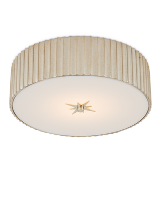 Caravel Silver Flush Mount