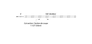 Cob tape reel 5CCT, 24V, 100ft
