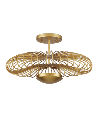 Sheereen Gold Semi-Flush Mount