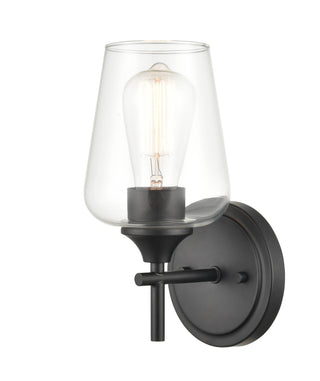 Ashford 1-Light Wall Sconce - Matte Black