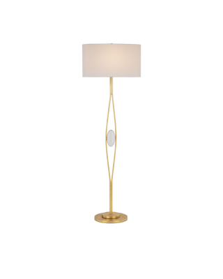 Marlene Gold Floor Lamp