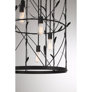 Lexington 5-Light Pendant in Matte Black