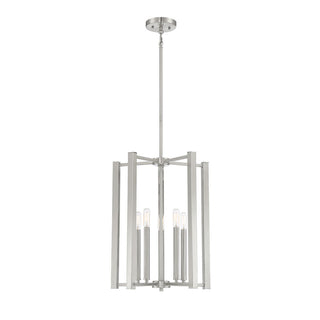 Benson 5-Light Pendant in Satin Nickel Satin Nickel