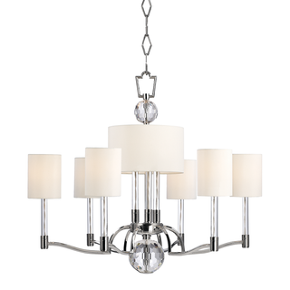 Waterloo Chandelier Polished Nickel