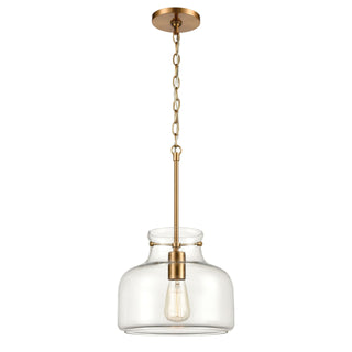 Lola 11'' Wide 1-Light Pendant - Satin Brass