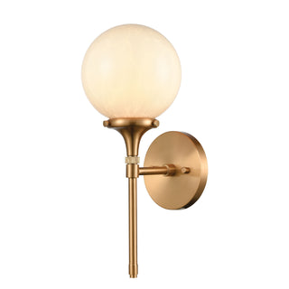 Beverly Hills 15'' High 1-Light Sconce - Satin Brass