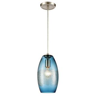 Ebbtide 6'' Wide 1-Light Mini Pendant - Satin Nickel