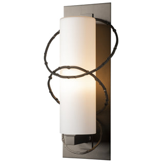 Olympus Large Outdoor Sconce Coastal Oil Rubbed Bronze / Opal Glass (GG)