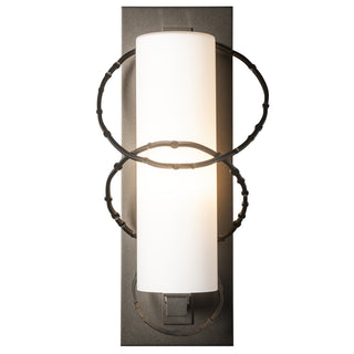 Olympus Large Outdoor Sconce Coastal Oil Rubbed Bronze / Opal Glass (GG)