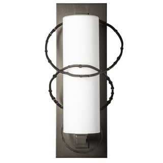 Olympus Large Outdoor Sconce Coastal Oil Rubbed Bronze / Opal Glass (GG)