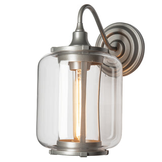 Fairwinds Outdoor Sconce Coastal Burnished Steel / Clear Glass (ZM)