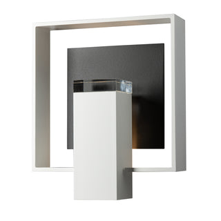 Shadow Box Outdoor Sconce Coastal White / Coastal Black / Clear Glass (ZM)