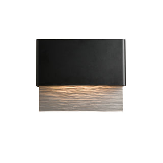 Stratum Dark Sky Friendly LED Outdoor Sconce Coastal Black / Coastal Burnished Steel