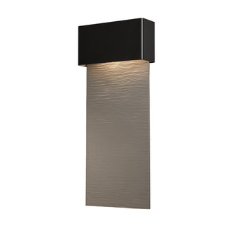 Stratum Large Dark Sky Friendly LED Outdoor Sconce Coastal Black / Coastal Burnished Steel