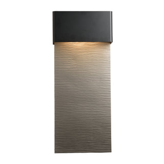 Stratum Large Dark Sky Friendly LED Outdoor Sconce Coastal Black / Coastal Burnished Steel