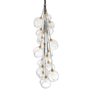 Skye Double XL Multi Tier Chandelier in Heritage Brass
